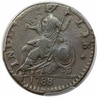 1788 Connecticut Copper  Draped Bust Left  Miller 16 1-d  Pcgs Vf35