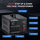 Creworks 110v To 220v 220v To 110v 3000w Voltage Converter Step Up Step Down