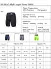 3 Pcs Men Mid   thigh Compression Shorts Tight Sport Training Underwear
