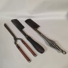 Lot Antique Hair Styling Items Hot Combs Curling Iron 3 Pcs 