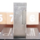 Dunhill Lighter Silver Barley Pattern _ultrasonically Cleaned_working