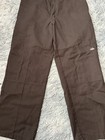 Dickies Double Knee Brown Work Pants Size 36x30 Loose Fit