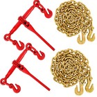 5 16-3 8  10ft Heavy Duty Ratchet Load Binders Load Capacity Including Standard