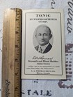 Tonic Hypophosphites Comp Bottle Label L A Thomas Drug Co Macon Ga Medicine