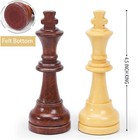 Wooden Chess Pieces Large 4 5   King Set Of 32 Luxury Staunton Wood Chessmen For