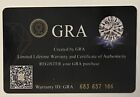 1  Ct Round Gra Moissanite 14k Yellow Gold Stud Earrings Screw Back New