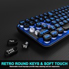 Large Print Backlit Keyboard  Wired Usb Lighted Computer Keyboards With 7-color