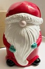 Yankee Candle Santa Gnome Cookie Jar large Candle Holder Christmas W bx - Estate