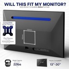 Vivo Dual Monitor Desk Mount  Holds 2 Computer Screens Up To 30 Inches And 22lbs