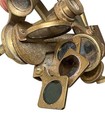 Vintage Nautical Marine Instrument Solid Brass Sextant Astrolabe Model