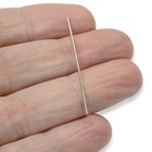 Gray Niobium Head Pins 20g 1 5  Hypoallergenic Usa Made 20pk For Sensitive Ears