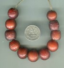 African Trade Beads Vintage Antique Venetian Old Glass Beads Cornaline D aleppo