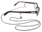 Metal Eyeglass Chain And Sunglass Holder  Stainless Steel Cord  silver Color 