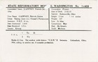 Patrick Gaffney -- Automobile Theft  Orig 1940s Washington Prison Mug Shot Photo