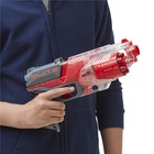Nerf Elite Disrupter Blaster - 6-dart Rotating Drum  Medium  Translucent Red 