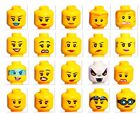       lego You Pick Your Head Minfig Minifigure Mini Figure Face Male Female Bulk