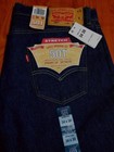 New Levis Mens 501 Button Fly Straight Leg Denim Blue Jeans Many Sizes Available