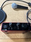 Focusrite Scarlett Solo Studio  3rd Gen  With Shure Mircophone And Accessories