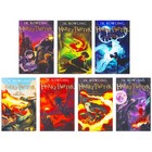 Harry Potter The Complete Collection By J k  Rowling 7 Books Box Set -ages 9 -pb