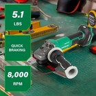 Metabo Hpt 36v Multivolt 6in Angle Grinder Paddle Switch Variable Speed