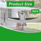 2pcs Rv Waste Valves Handles Compatible With 1 1 2   2   3  Water Tank Gate    