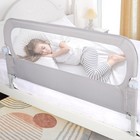 Baby Bed Rail Guard For Toddlers - 47  Toddler Bed Side Rails For Twin  Full    