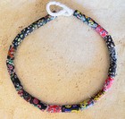 Vintage Necklace Millefiori African Glass Trade Beads 30  Long Tribal