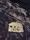 Vintage Pewter Womens Brooch Pin And Earrings Stud Pierced Jewelry Costume