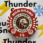              Casino Chip       5 Mgm Grand Las Vegas Nevada                                                             