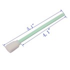 100pc 5 1  Square Rectangle Foam Cleaning Swab Sticks For Solvent Format Inkj   