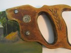 Hand Painted Vtg Hand Saw 26    Warranted Superior Unknown Artist