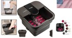 X Large Feet  Foot Spa Bath Massager Heat Soaker Massage Bubble Roller Deep Soak