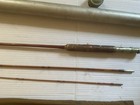Estate Sale Find  Bamboo Fly Fishing Rod  Vintage In Aluminum Tube