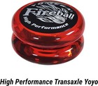 Fireball Yoyo -high Performance Responsive Transaxle Yoyo  red black 