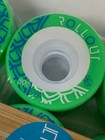 Sure Grip Roll Out Speed Derby Roller Skate Wheels 59mm 38mm Green 98a Set Of 8