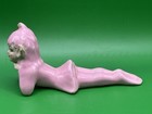 Vintage Gilner Pink Pixie Elf Rare Hands On Chin Lying Pose Cute 4-1 2    Long