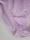 Vintage Adonna 100  Nylon Lavender Panties Lace Detail  Satin Finish Size 6