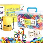 330 Pcs Building Blocks  Educational Building Toys Stem Toys Building Discs 