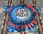 2000 Tie Dye The Who T-shir Distressed Tag Sz Xl Rock Concert Front back T86