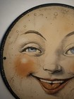 Man In Moon Metal Art Vintage Look Wall Art Mounted On Wood Ready To Hang