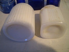 Vintage Blue Cobalt Glass Ink Well Mixed Lot Of Cobalt   Milk Glass 6-4-1 Price