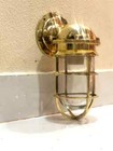 Nautical Solid Brass Bulkhead Wall Sconce Light  Industrial   Outdoor Fixture 2p