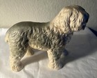 Vintage Old English Sheepdog Dog Ceramic Figurine 7    X 2 5   