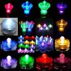 4 10 20 30 40 50 60 Bright Led Floral Tea Light Submersible Floral Party Wedding