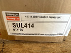 Simpson Strong-tie Sul414 4x14 Skewed Left Joist Hanger  Lot Of 12