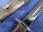 Vintage Original Us Made British M1913 Bayonet And Scabbard Maker Remington 1917