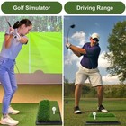 Premium Rubber Golf Tees For Mats Golf Tee Holder For Driving Range Simulator Hi