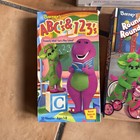 Barney Vhs Lot 6 Tapes  only 4  Cases   free Shipping  