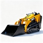 Ms1000 Compact Track Loader Skid Steer Kubota D1105 Diesel Engine Rubber Tracks