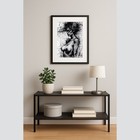 Female Nude Original Street Art Charcoal Drawing Busty Lady Pinup Figure Study